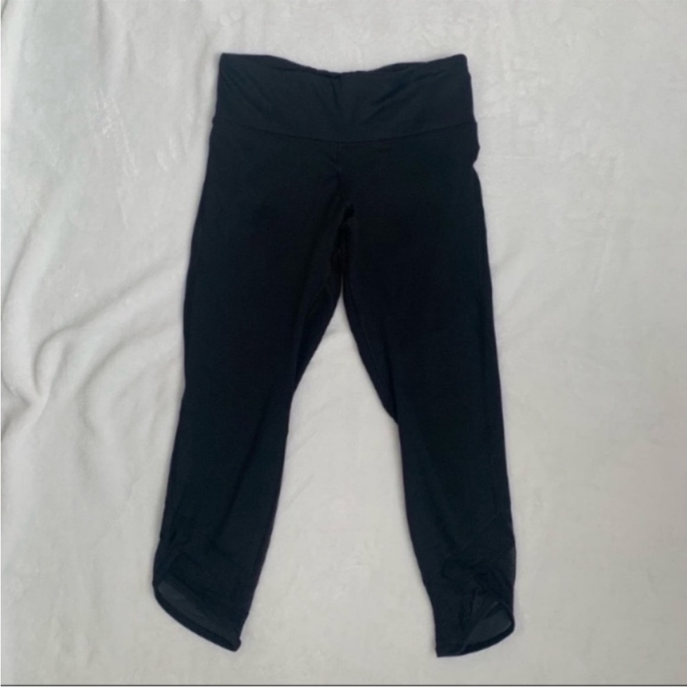 Champion Mesh Detail Cropped Leggings